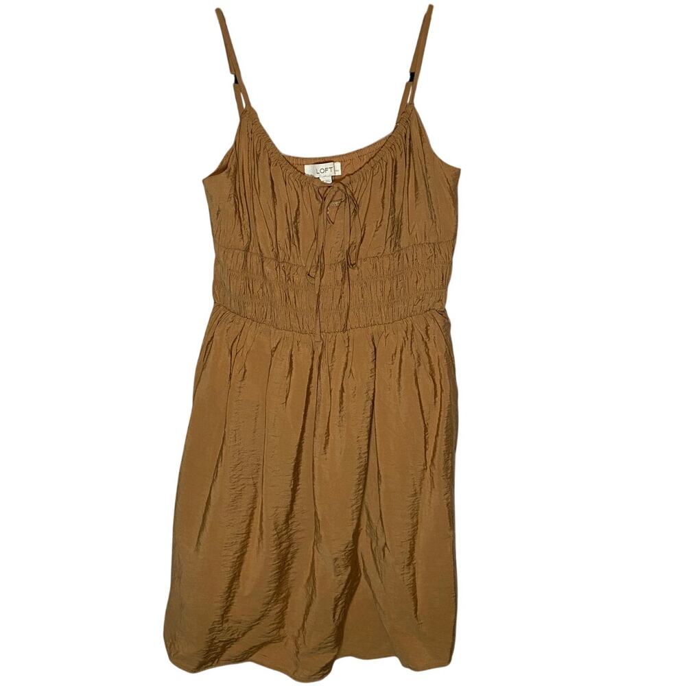 LOFT - Women's Brown Short Dress - Small Petite - NWT